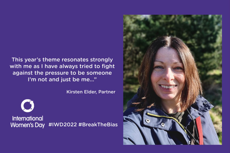 Kirsten Elder #BreakTheBias for International Women’s Day 2022